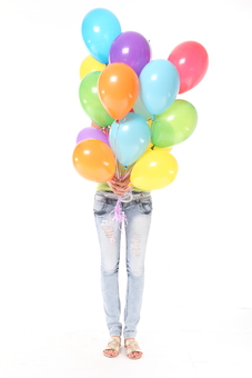 Bedruckte Luftballons